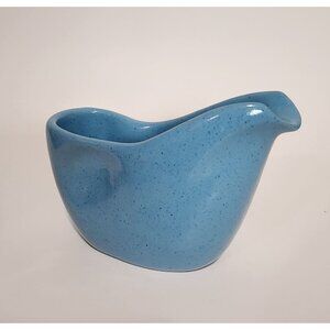 Vtg Frankoma Lazy Bones Blue Creamer 4A 10 oz MCM Pottery Robin Egg